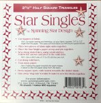 2-1/2" Triangles - Star Singles